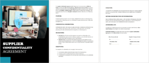 Supplier Confidentiality Agreement