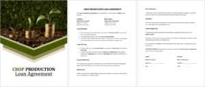 Crop Production Loan Agreement