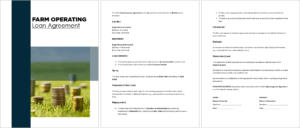 Farm Operating Loan Agreement