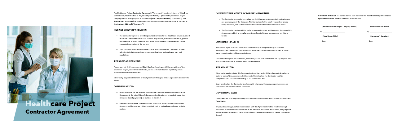 Healthcare-Project-Contractor-Agreement