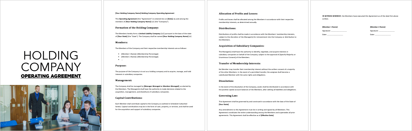 Holding-Company-Operating-Agreement-Image