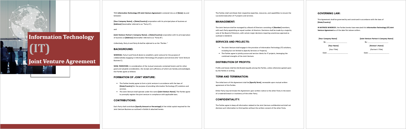 Information-Technology-IT-Joint-Venture-Agreement