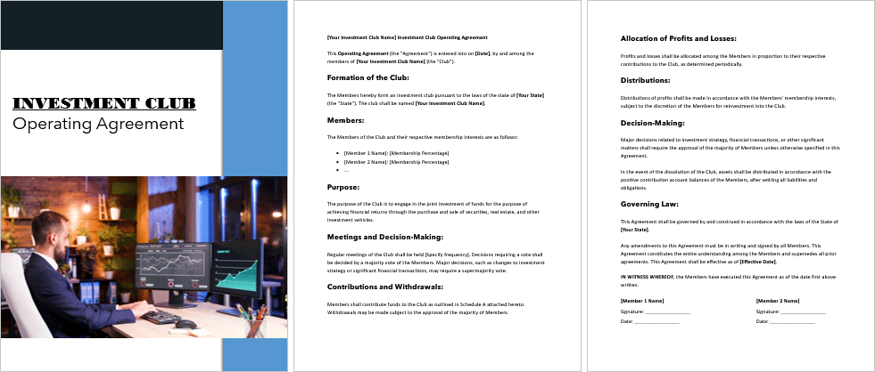 Investment-Club-Operating-Agreement-Image