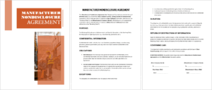 Manufacturer Nondisclosure Agreement