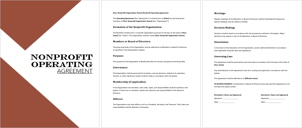 Nonprofit-Operating-Agreement-Image