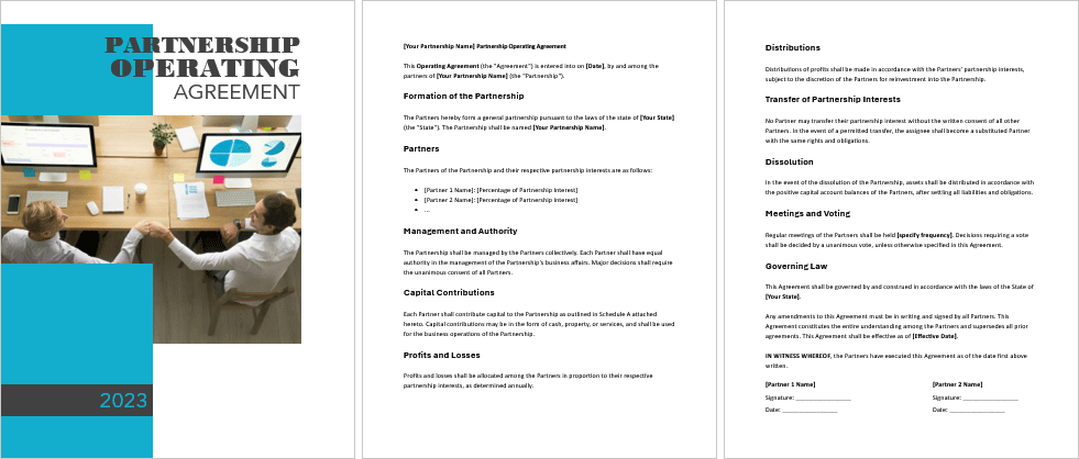 Partnership-Operating-Agreement-Image