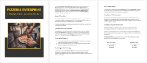 Pizzeria Enterprise Franchise Agreement