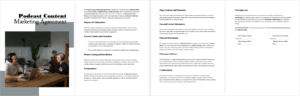 Podcast Content Marketing Agreement