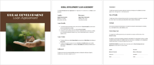 Rural Development Loan Agreement