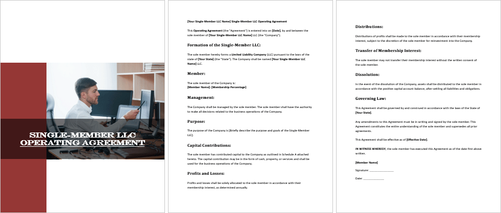 Single-Member-LLC-Operating-Agreement-Image