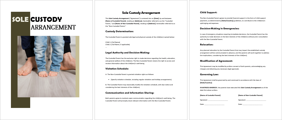 Sole-Custody-Agreement-Image