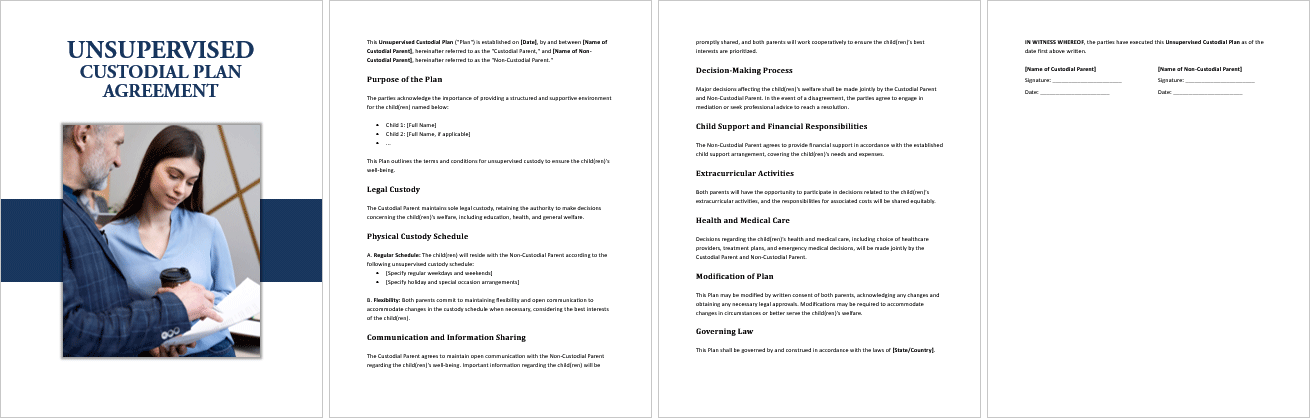 Unsupervised-Custodial-Plan-Image