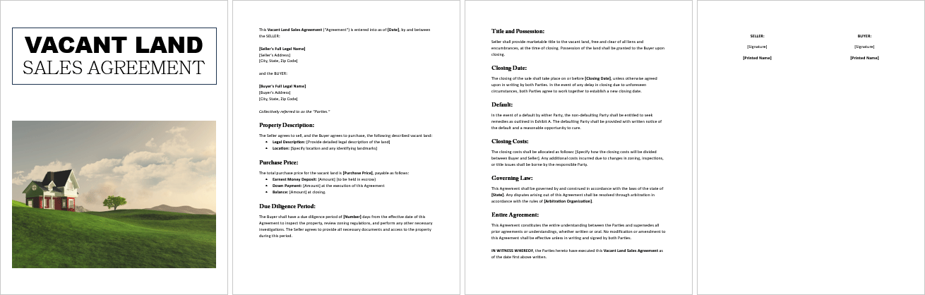Vacant-Land-Sales-Agreement