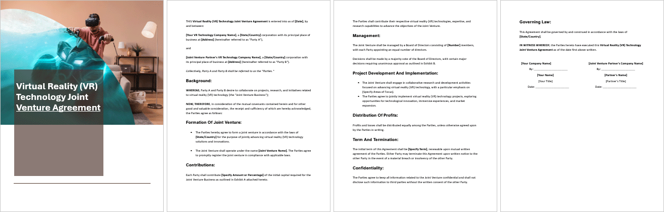 Virtual-Reality-VR-Technology-Joint-Venture-Agreement