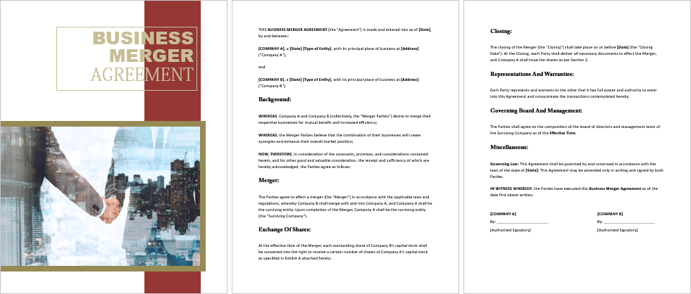 Business-Merger-Agreement-Image