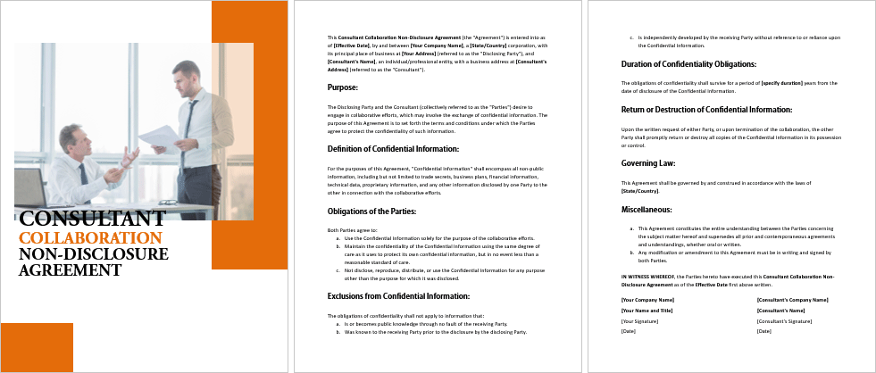 Consultant-Collaboration-Non-Disclosure-Agreement-Image