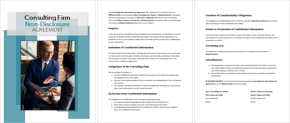 Consulting-Firm-Non-Disclosure-Agreement-Image