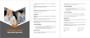 Corporate Event Sponsorship Agreement