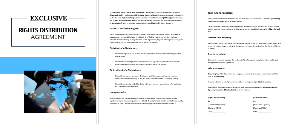 Exclusive-Rights-Distribution-Agreement-Image