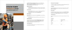Fixed-Term Equipment Lease Agreement
