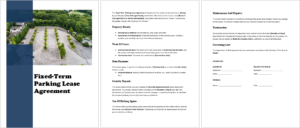 Fixed-Term Parking Lease Agreement