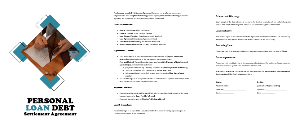 Personal-Loan-Debt-Settlement-Agreement-Image