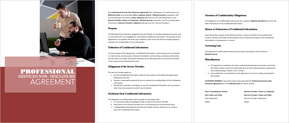 Professional-Services-Non-Disclosure-Agreement-Image
