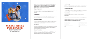 Social Media Influencer Partnership Agreement