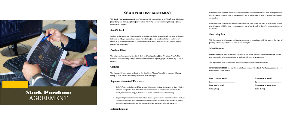 Stock-Purchase-Agreement-Image