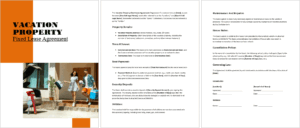 Vacation Property Fixed Lease Agreement