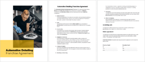 Automotive Detailing Franchise Agreement