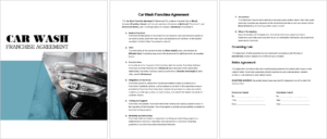 Car Wash Franchise Agreement