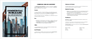Commercial Sublease Agreement