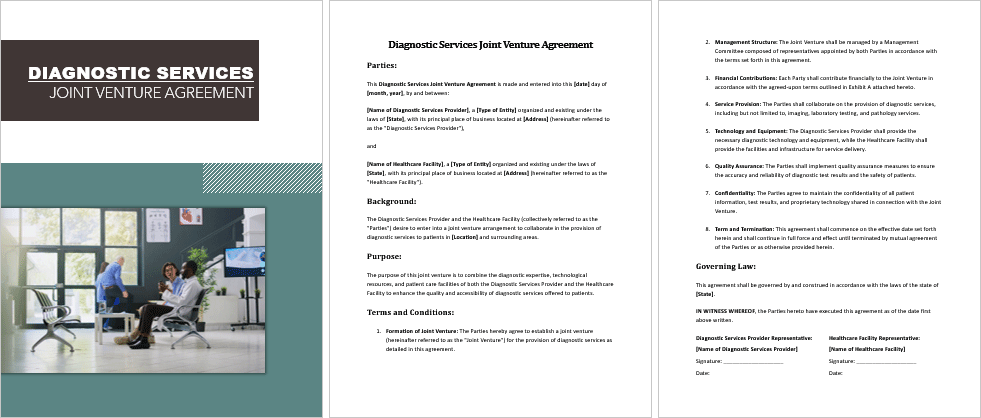Diagnostic-Services-Joint-Venture-Agreement-Image