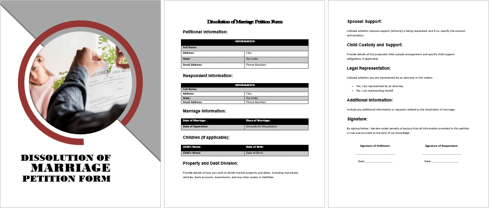 Dissolution-of-Marriage-Petition-Form-Image