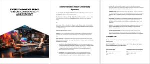Entertainment Joint Venture Confidentiality Agreement
