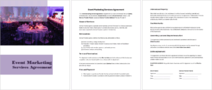 Event Marketing Services Agreement