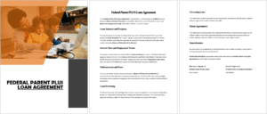 Federal Parent PLUS Loan Agreement