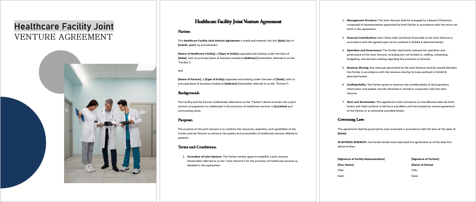 Healthcare-Facility-Joint-Venture-Agreement-Image