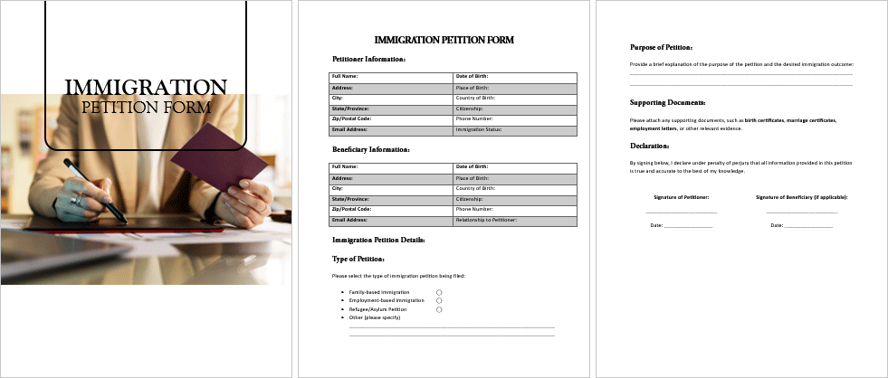 Immigration-Petition-Form-Image