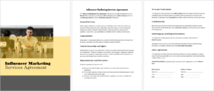 Influencer Marketing Services Agreement