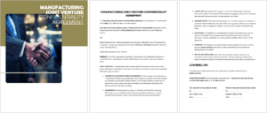 Manufacturing Joint Venture Confidentiality Agreement
