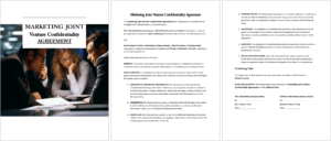 Marketing Joint Venture Confidentiality Agreement