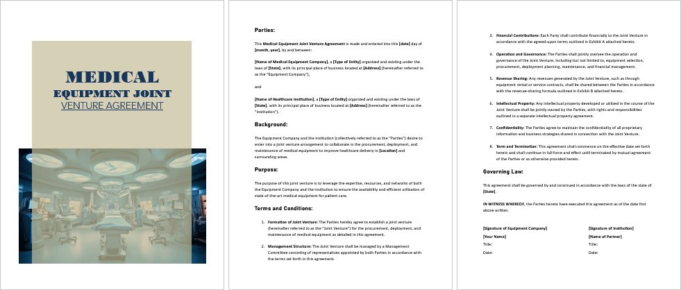Medical-Equipment-Joint-Venture-Agreement-Image