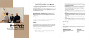 Mental Health Services Joint Venture Agreement