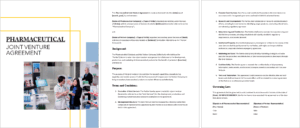 Pharmaceutical Joint Venture Agreement