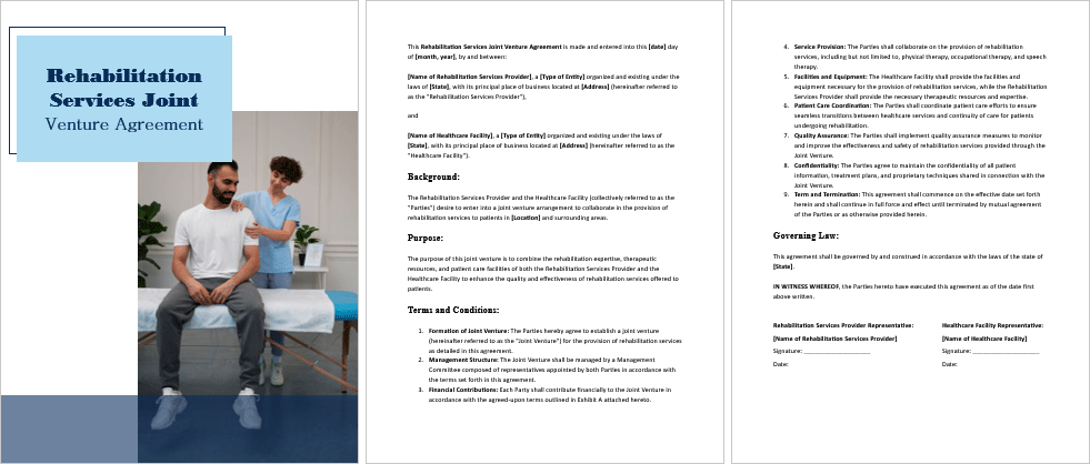 Rehabilitation-Services-Joint-Venture-Agreement-Image