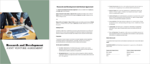 Research and Development Joint Venture Agreement