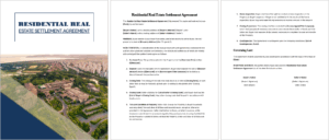 Residential Real Estate Settlement Agreement