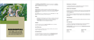 Residential Sublease Agreement